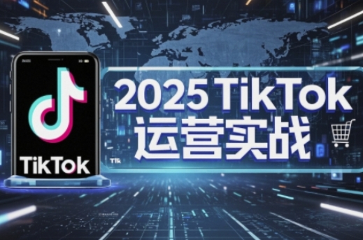 2025TikTok电商运营，掌握TikTok店铺运营核心技巧，实现低成本高转化网赚项目-三才资源库分享