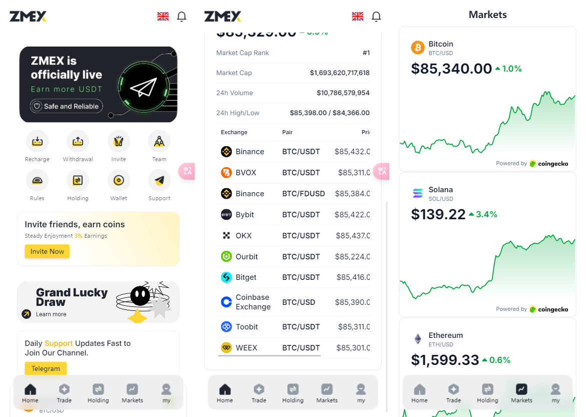 海外版AI量化区块链系统源码 UI精美-三才资源库分享