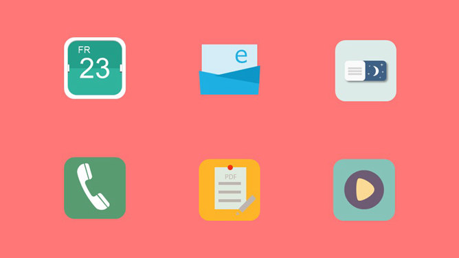 扁平化PPT绘制小图标素材-三才资源库分享