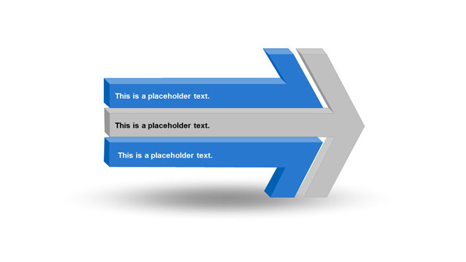 大型3D立体箭头PPT素材-三才资源库分享