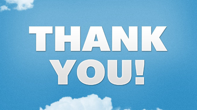 质感Thank You结束语PPT模板-三才资源库分享