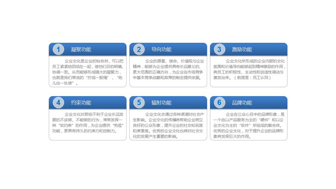 6项并列文本框PPT素材-三才资源库分享