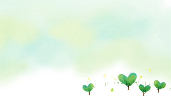 淡雅渐变绿色PPT背景图片-三才资源库分享