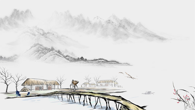 中国风PPT背景图片合集（二）-三才资源库分享