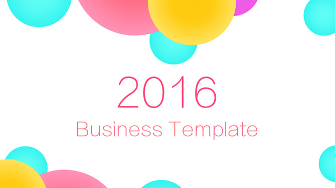 4页极简IOS风PPT封面模板-三才资源库分享