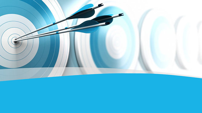 目标命中靶子PPT背景图片-三才资源库分享