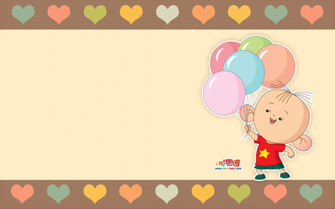 大耳朵图图PPT背景图片-三才资源库分享