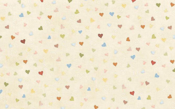 布纹可爱桃心PPT背景图片-三才资源库分享