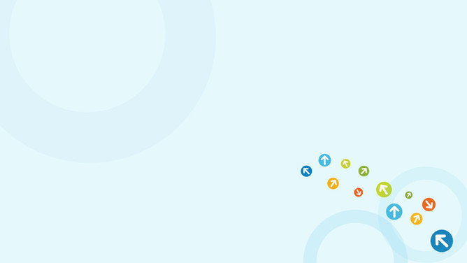 清新箭头PPT背景图片-三才资源库分享