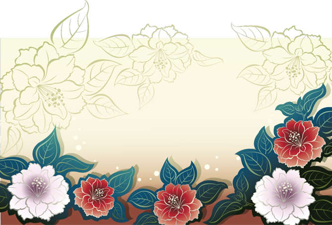 国色天香牡丹PPT背景图片-三才资源库分享