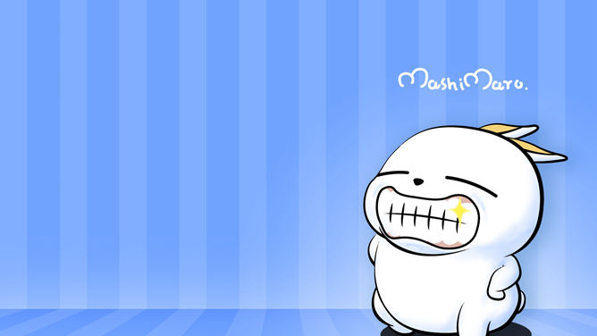 可爱的流氓兔PPT背景图片-三才资源库分享