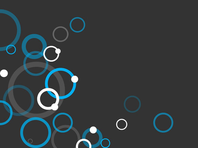 圆圈圆环PowerPoint背景-三才资源库分享