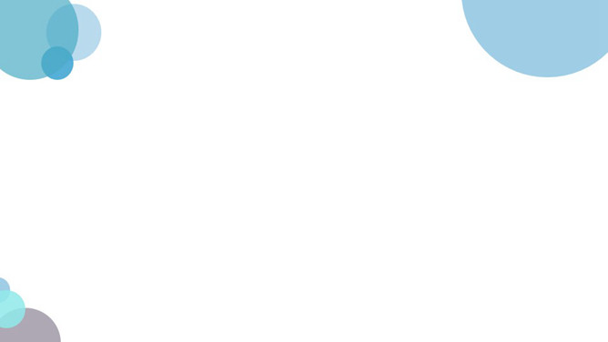 圆圈泡泡简约幻灯片背景-三才资源库分享