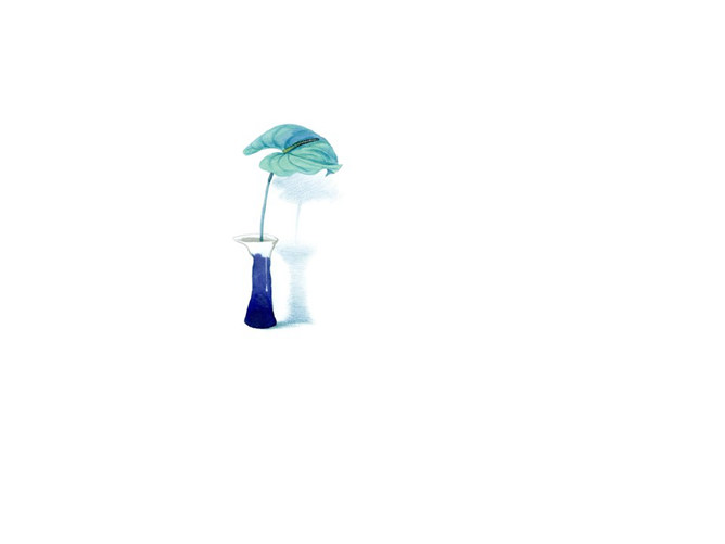小清新手绘水彩画PPT背景图片-三才资源库分享
