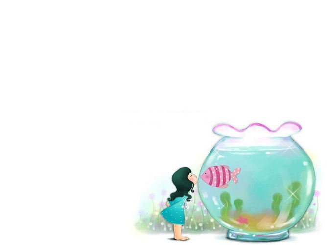 可爱小女孩小萝莉PPT背景图片-三才资源库分享