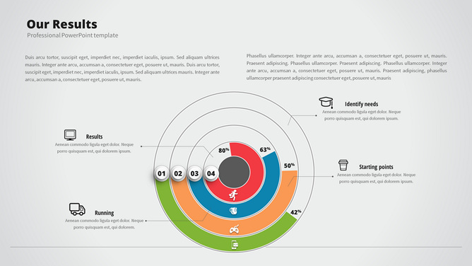 环形比例图PPT图形-三才资源库分享