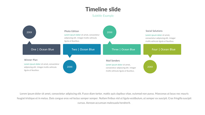 时间线时间轴PPT素材-三才资源库分享