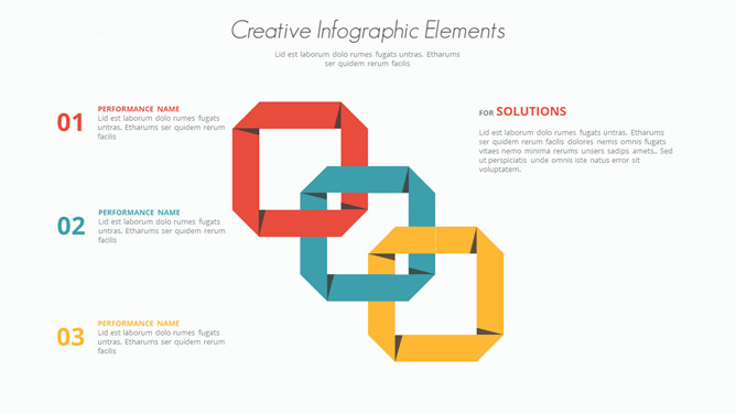 三项关联关系PPT图形-三才资源库分享