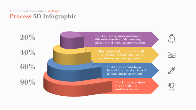 三维立体层次层级PPT图形-三才资源库分享