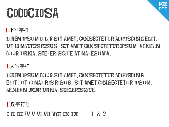 Codociosa字体-三才资源库分享
