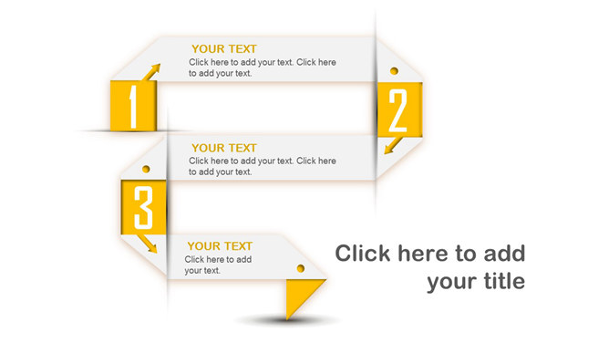 创意S形流程图PPT模板素材-三才资源库分享