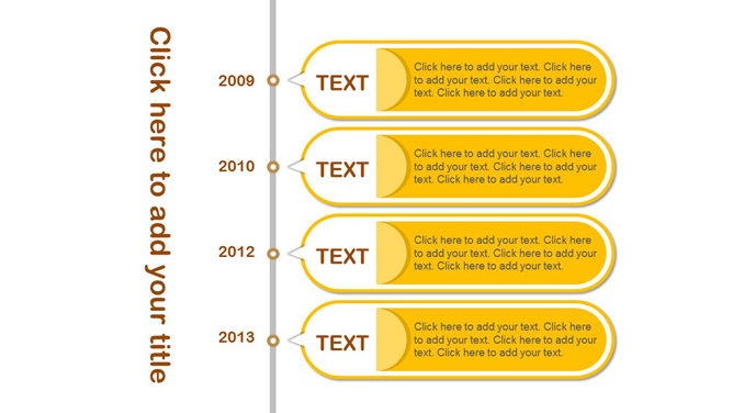 文本说明框PPT时间轴素材-三才资源库分享
