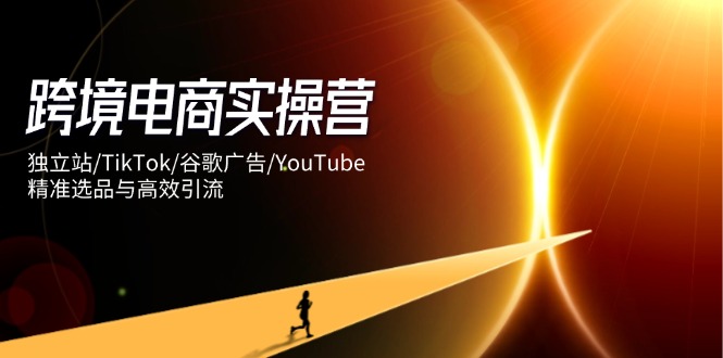 跨境电商实操营:独立站/TikTok/谷歌广告/YouTube,精准选品与高效引流网赚项目-三才资源库分享