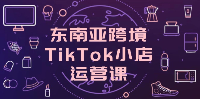 东南亚跨境TikTok小店运营课,掌握店铺设置与流量转化核心技巧网赚项目-三才资源库分享