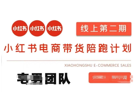 小红书电商带货课2期,月利润20个的小红书电商的有货源,无货源,虚拟产品,付费投流等整套玩法网赚项目-三才资源库分享