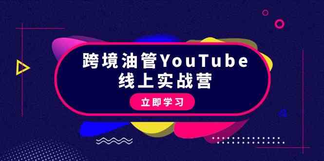 跨境油管YouTube线上营:大量实战一步步教你从理论到实操到赚钱(45节)网赚项目-三才资源库分享