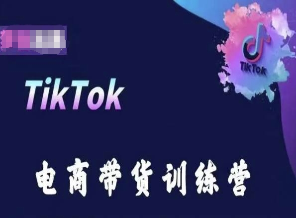 TikTok电商带货训练营,跟随时代潮流,跨境掘金网赚项目-三才资源库分享