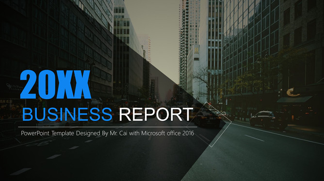 时尚简约杂志风PPT模板下载-三才资源库分享