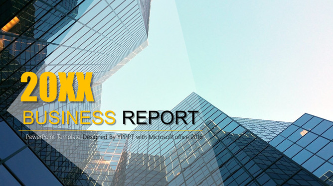 欧美风大气简约商务PPT模板-三才资源库分享