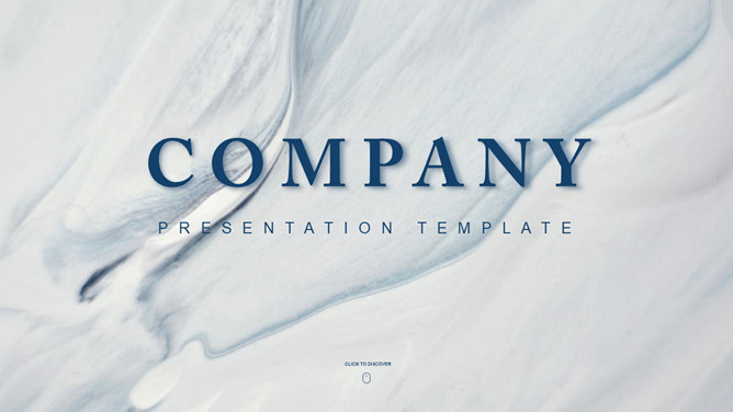 时尚设计感欧美风PPT模板-三才资源库分享