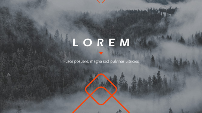 自然森林图文排版杂志风PPT模板-三才资源库分享